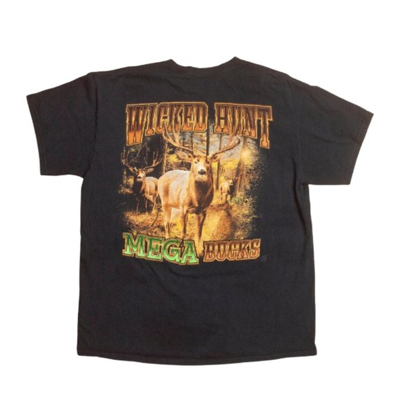 Other - Wicked Hunt Mega Bucks Deer Graphic Tee